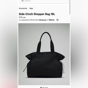 Lululemon bag
